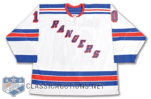 Sandy McCartys 2003-04 New York Rangers Game-Worn Jersey with LOA