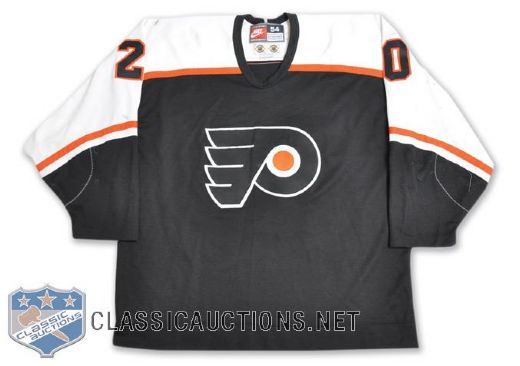 Keith Jones 1998-99 Philadelphia Flyers Game-Worn Alternate Jersey