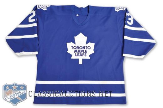 Todd Gills Mid-1990s Toronto Maple Leafs Game-Worn Jersey