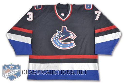 Jarkko Ruutus 2003-04 Vancouver Canucks Game-Worn Jersey with LOA