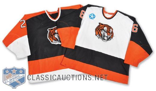 Medicine Hat Tigers WHL Late-1990s Game-Worn Jersey Collection of 2