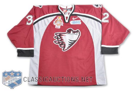 Dustin Browns 2001-02 OHL Guelph Storm Game-Worn Jersey