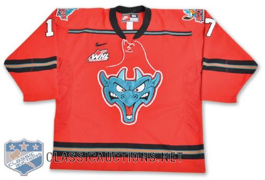 Kelowna Rockets WHL and OHL All-Star Game Game-Worn Jersey Collection of 2
