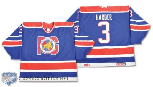 Graeme Harders 1994-95 WHL Prince George Cougars Game-Worn Jersey