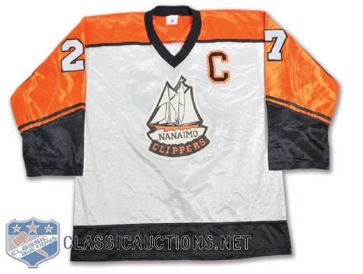 1989-91 BCHL Nanaimo Clippers Game-Worn Jersey