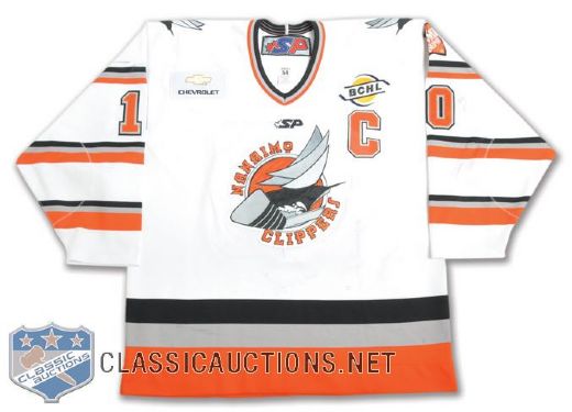 Michael Olsons 2004-05 BCHL Nanaimo Clippers Game-Worn Jersey