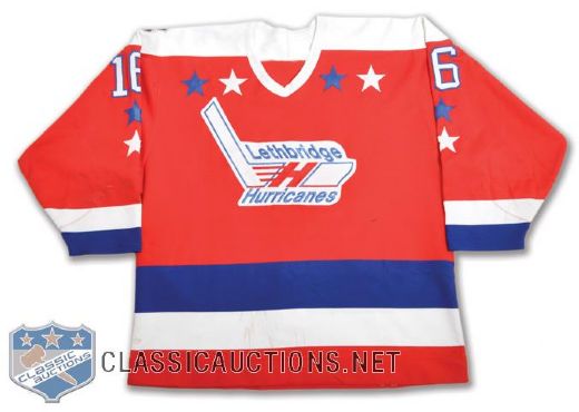 1991-92 WHL Lethbridge Hurricanes Game-Worn Jersey