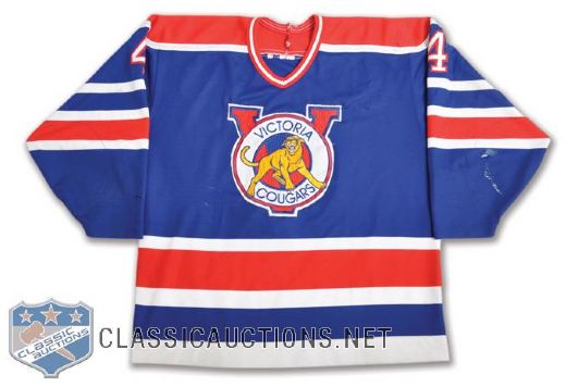 1990-92 WHL Victoria Cougars Game-Worn Jersey