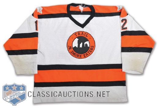 1989-91 BCHL Trail Smoke Eaters Game-Worn Jersey