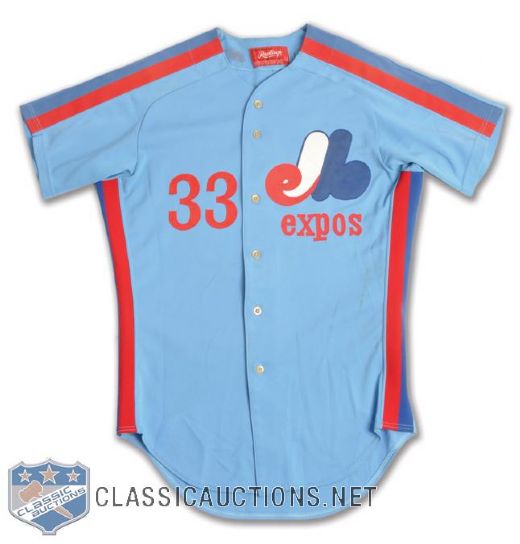 Mike Vails 1983 Montreal Expos Game-Worn Jersey
