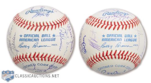 Toronto Blue Jays Early-1990s Team-Signed Balls