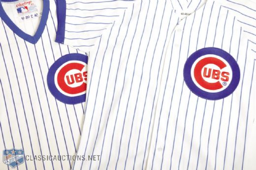 Chicago Cubs 1989 Wilkinson and 1992 Moyer Game-Worn Jerseys