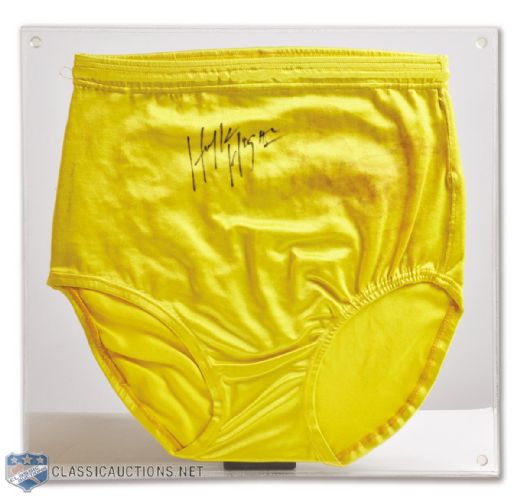 Hulk Hogan Signed Ring-Used Wrestling Trunks with COA