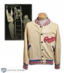 Emile "Butch" Bouchards Mid to Late-1940s Montreal Canadiens Team Jacket