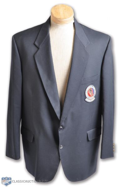 Emile "Butch" Bouchards Hockey Hall of Fame Honoured Member Blazer Jacket