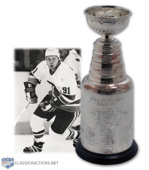 Robert "Butch" Gorings 1982-83 New York Islanders Stanley Cup Championship Trophy (13")