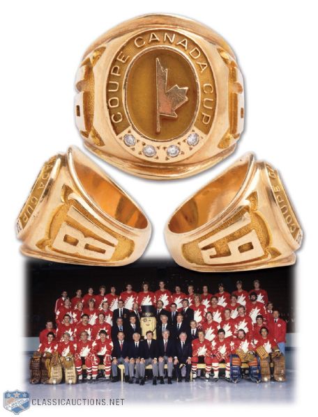 Robert "Butch" Gorings 1981 Canada Cup 10K Gold and Diamond Ring