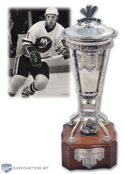 Robert "Butch" Gorings 1981-82 New York Islanders Prince of Wales Championship Trophy (13")