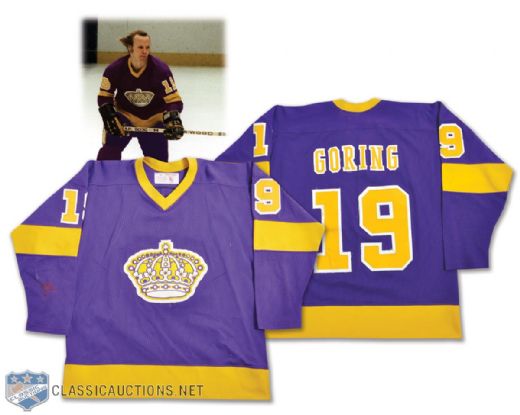 Robert "Butch" Gorings 1979-80 Los Angeles Kings Game-Worn Jersey