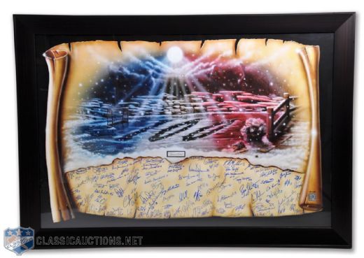 Montreal Canadiens Centennial Limited-Edition Print Signed by 100 (42" x 60")