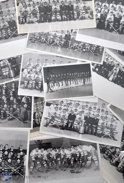 Toronto Maple Leafs 1946-47 to 1960-61 Vintage Turofsky Team Photo Collection of 16