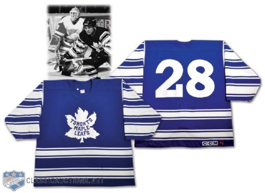 Tie Domis 1996-97 Toronto Maple Leafs "1931 Heritage" Game-Worn Jersey with Team LOA