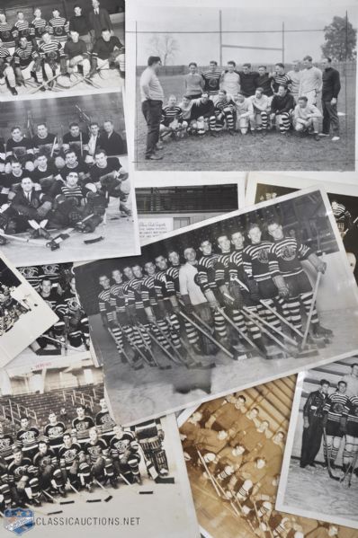 Chicago Black Hawks 1927-40 Team Photo Collection of 11