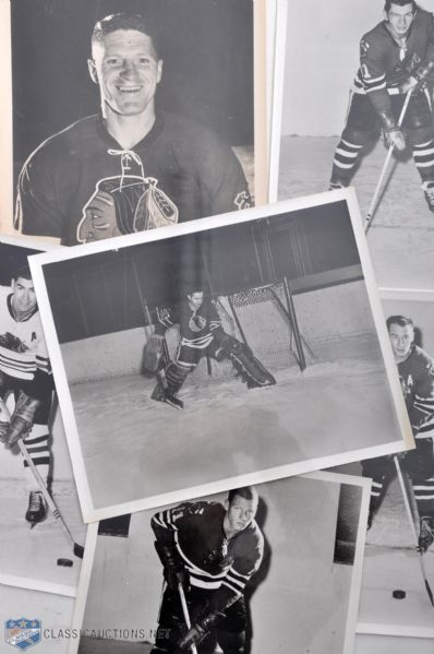 Chicago Black Hawks 1950s and 1960s Photo Collection of 144