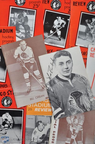 Chicago Stadium / Chicago Black Hawks 1930-1969 Program Collection of 36