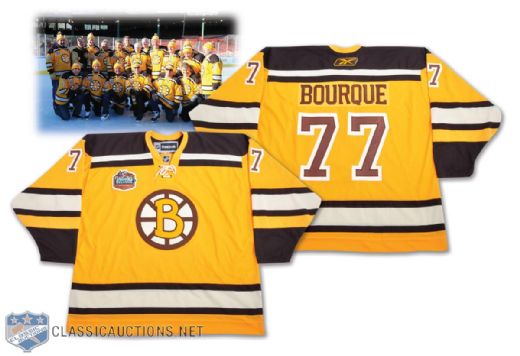 Ray Bourques Boston Bruins 2010 Winter Classic Festivities-Worn Jersey with Family LOA