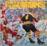 Boston Bruins 1969-70 Stanley Cup Champions Team-Signed "Goal: Bruins!" Record