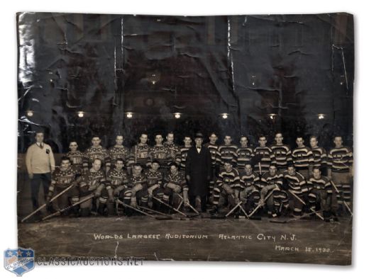 New York Americans and Ottawa Senators 1929-30 Team Photo (9" x 12")