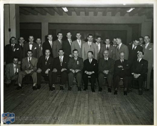 Montreal Canadiens 1940s/1950s Team Photos Collection of 4