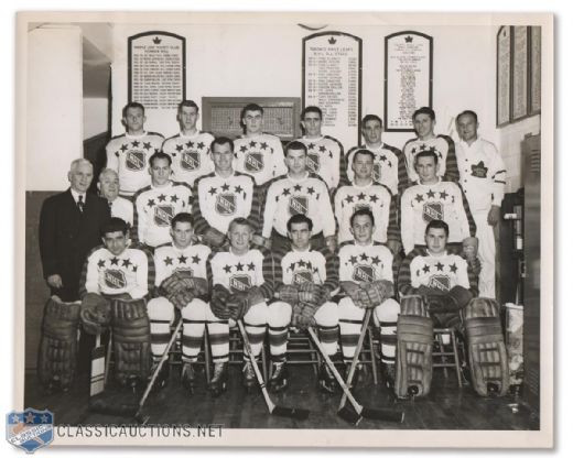 NHL All-Star Game 1947 and 1951 Team Photos (2) with Maurice Richard