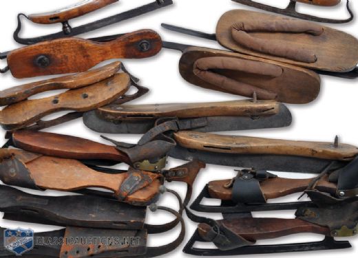 Antique Ice Skate Collection of 8 Pairs  - Evolution of the Skate