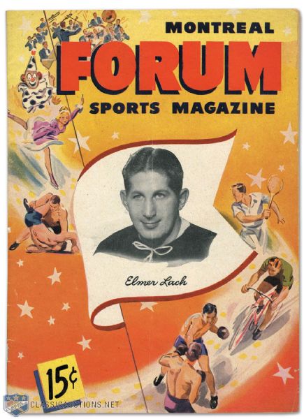 1947 Stanley Cup Finals Program - Montreal Canadiens vs Toronto Maple Leafs
