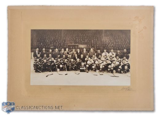 St. Louis Eagles and Ottawa Senators 1934-35 Team Photo (10" x 14")
