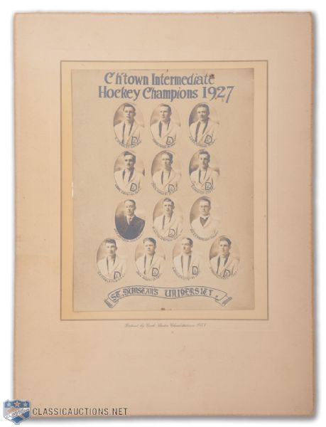 St. Dunstans University 1927 Hockey Team Photo Montage (12" x 15")
