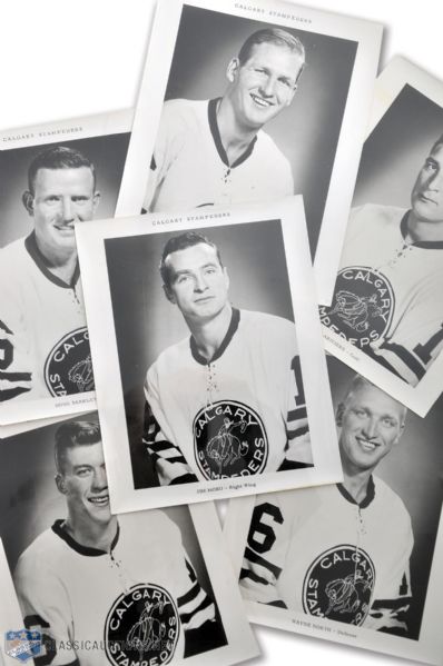 WHL 1960s Buckaroos, Blades and Stampeders Media / Team-Issued Photo Collection of 105