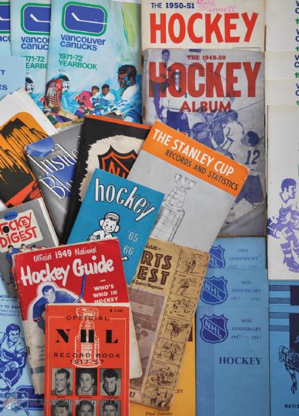 NHL Guides, Pamphlets and Booklets Collection of 30