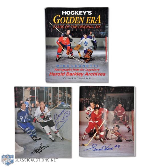 Hockeys Golden Era Hardcover Book Signed by 53 "Original Six" Players