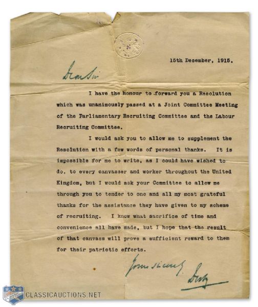 1880s Ottawa Rideau Hall Rebels Frederick Lambart and Edward Stanley Signatures (3)