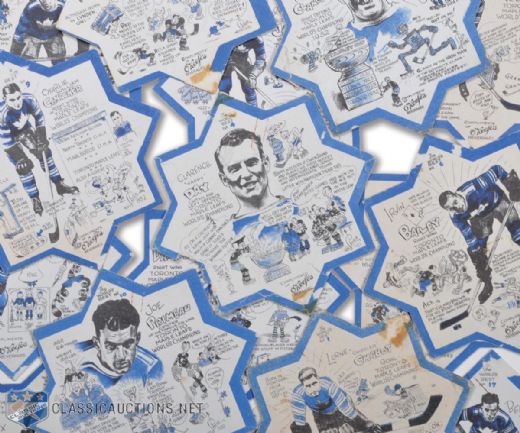 1932-33 Toronto Maple Leafs OKeefes Coasters Near Set (16/20)