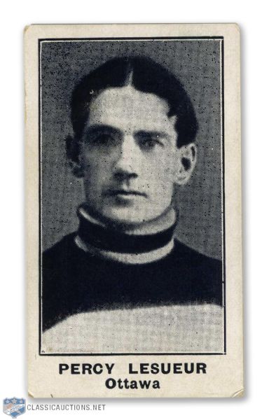 1912-13 Imperial Tobacco C57 #27 HOFer Percy LeSueur