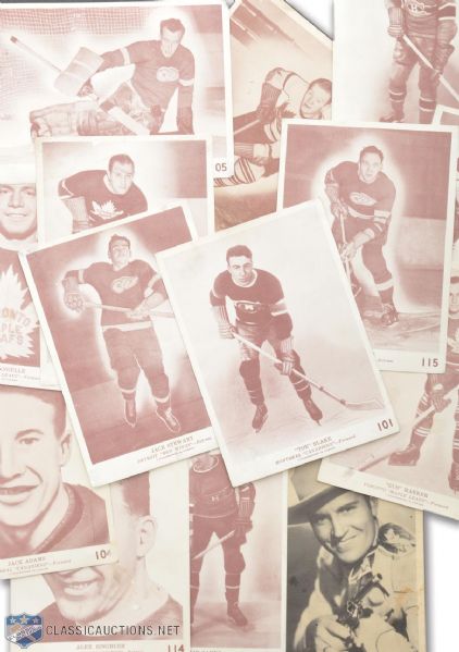 1940-41 O-Pee-Chee Collection of 13 with Blake, Stewart and Schriner