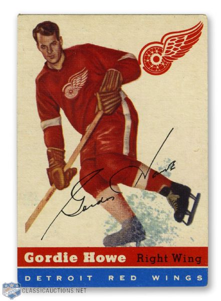1954-55 Topps #8 HOFer Gordie Howe