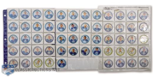 Toronto Maple Leafs 1950s-1990s Shirriff Coin and Hockey Card Collection of 550+