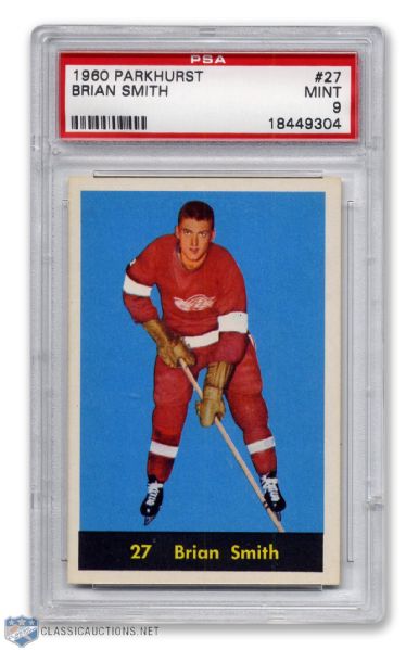 1960-61 Parkhurst #27 - Brian Smith PSA 9