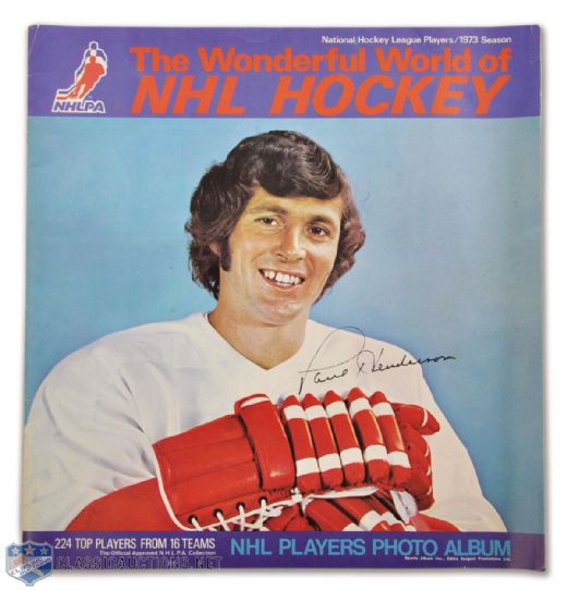 1972-73 Eddie Sargent Complete Uncut Hockey Stamps Set (224) and Album