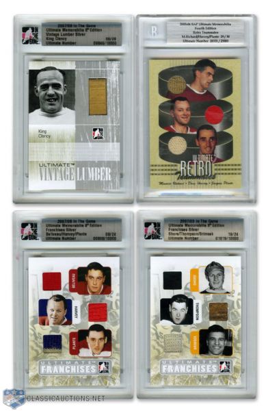 2003-04 to 2007-08 In The Game Limited-Edition Card Collection of 6